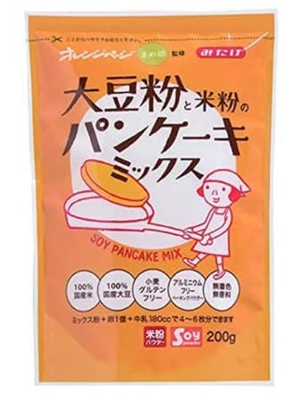 みたけ　大豆粉と米粉のパンケーキミックス　200g　J-234