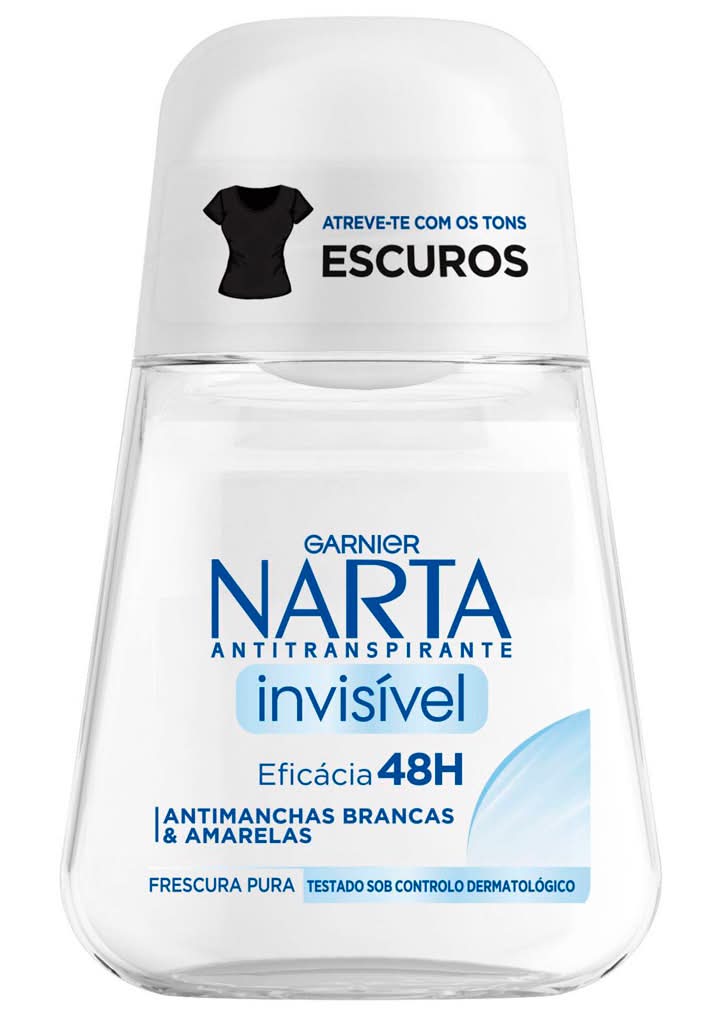 Narta - Desodorizante RollOn Invisivel, 50 ml
