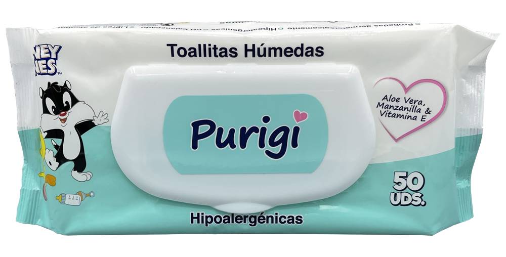 PURIGI TOALL HUM HIPOALERGEN PAQ*50
