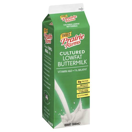 Prairie Farms Lowfat Cultured Buttermilk (946 ml)