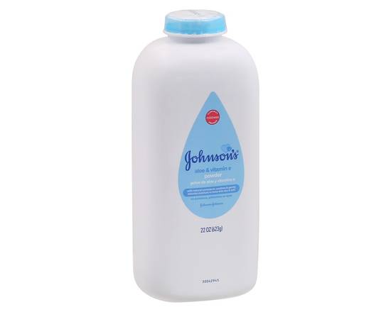 Johnson's · Aloe & Vitamin E Baby Powder with Natural Cornstarch (22 oz)