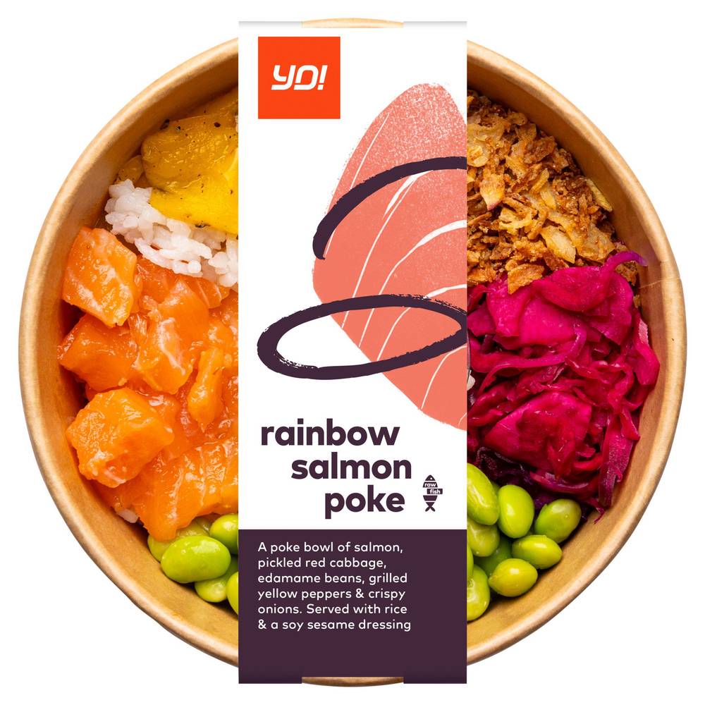 YO! Rainbow Salmon Poke (283g)