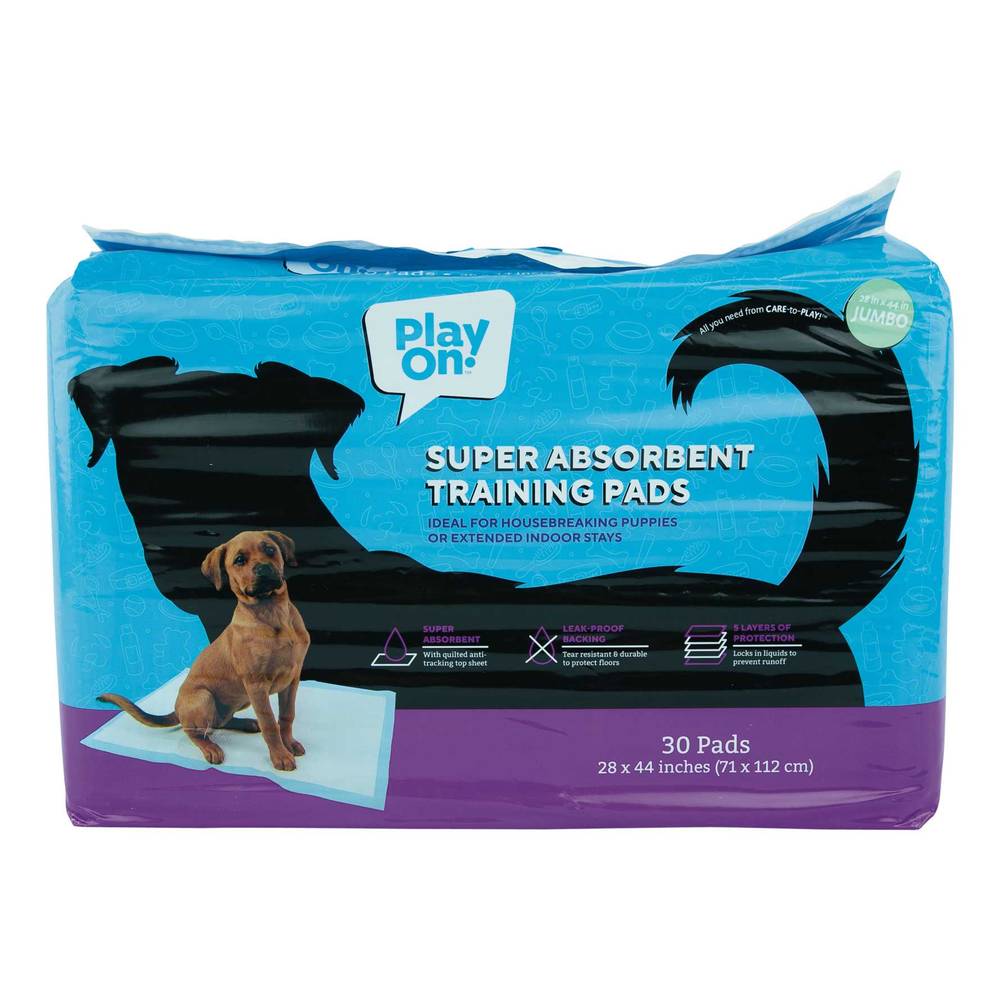 Play on Super Absorbent Training Pad (30 ct) (28 in x 44 in)