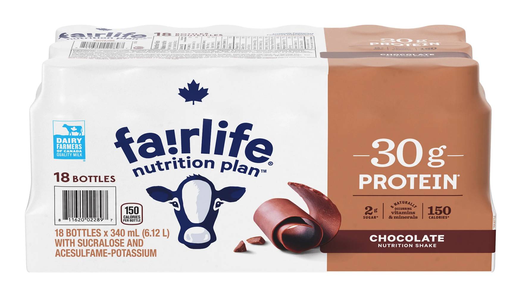Fairlife Chocolate Protein Shake (18 x 340 ml)