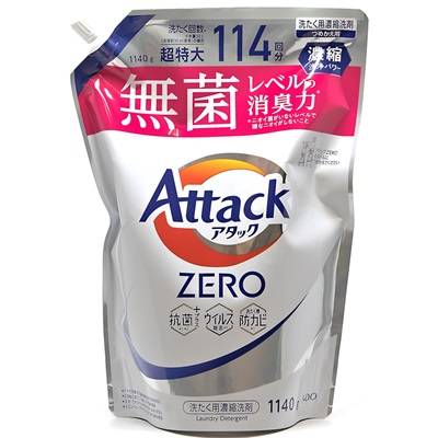 花王　アタックＺＥＲＯ　詰替　１１４０ｇ