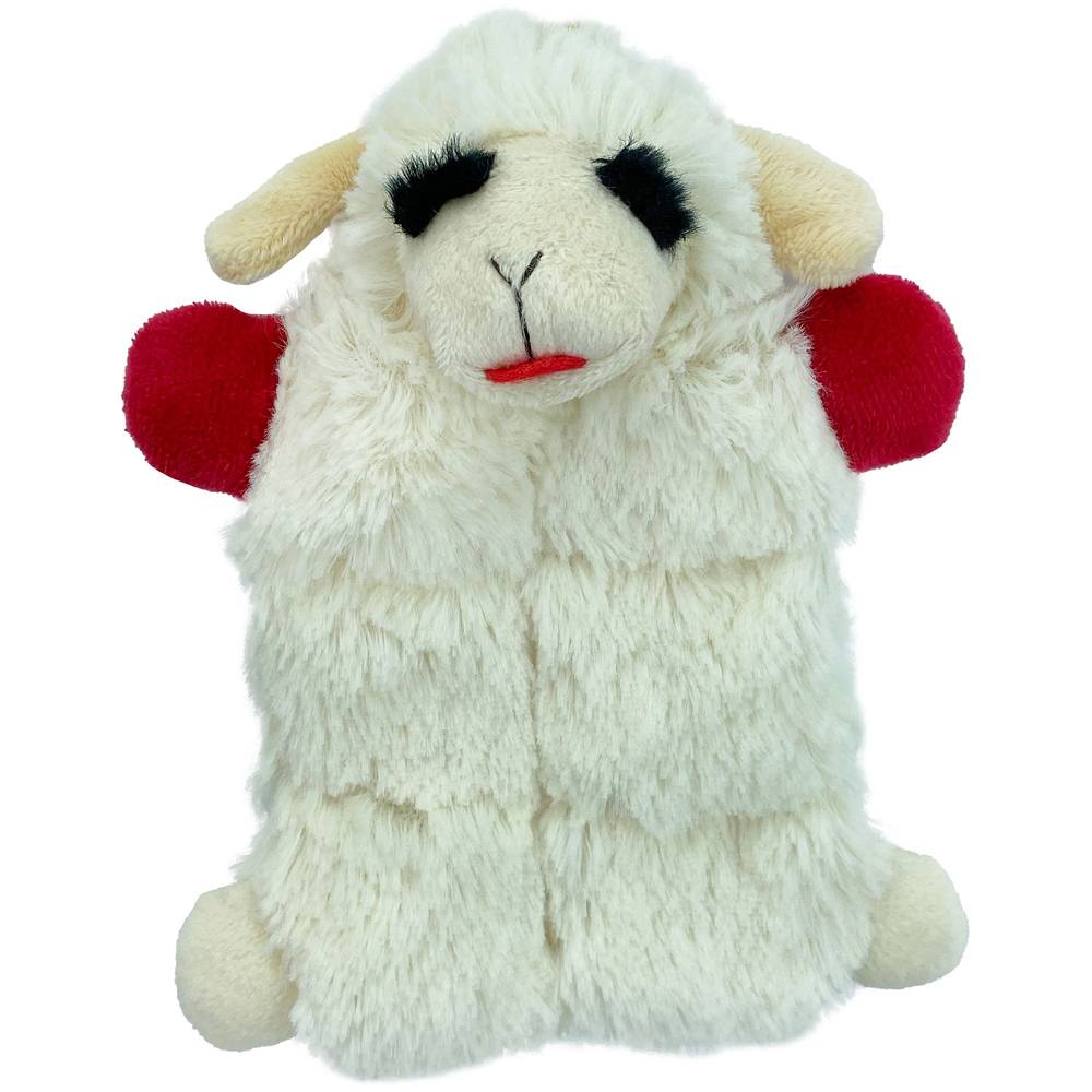 Multipet Squeaker Mat Lamb Chop Dog Toy (9 inch)