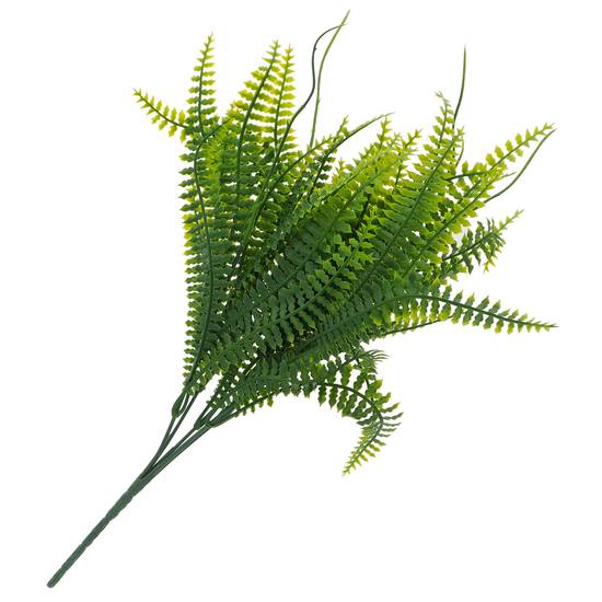 # Green Plastic Fern Bush (13.5" (34.3 CM))