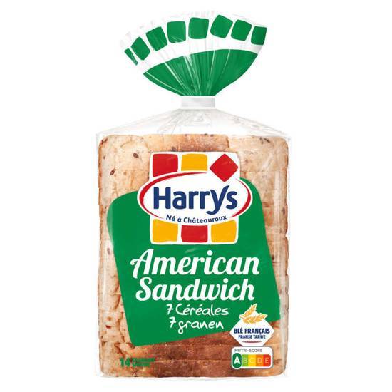 Harrys Pain de mie céréales Américan sandwich 550 g