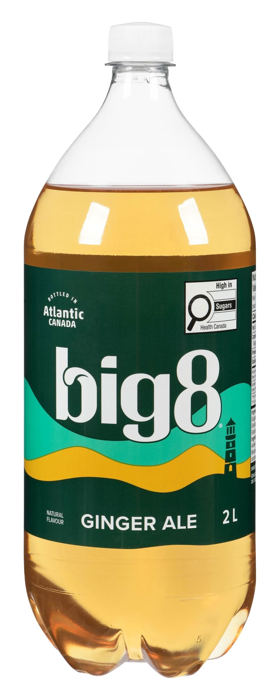 Big 8 Soft Drinks, Ginger Ale (2 L)
