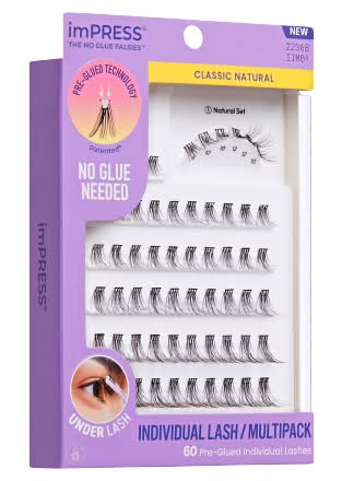 imPRESS Pre Glued Individual Lashes Kit (60 ct)