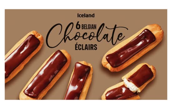 Iceland Belgian Chocolate Éclairs (160g)