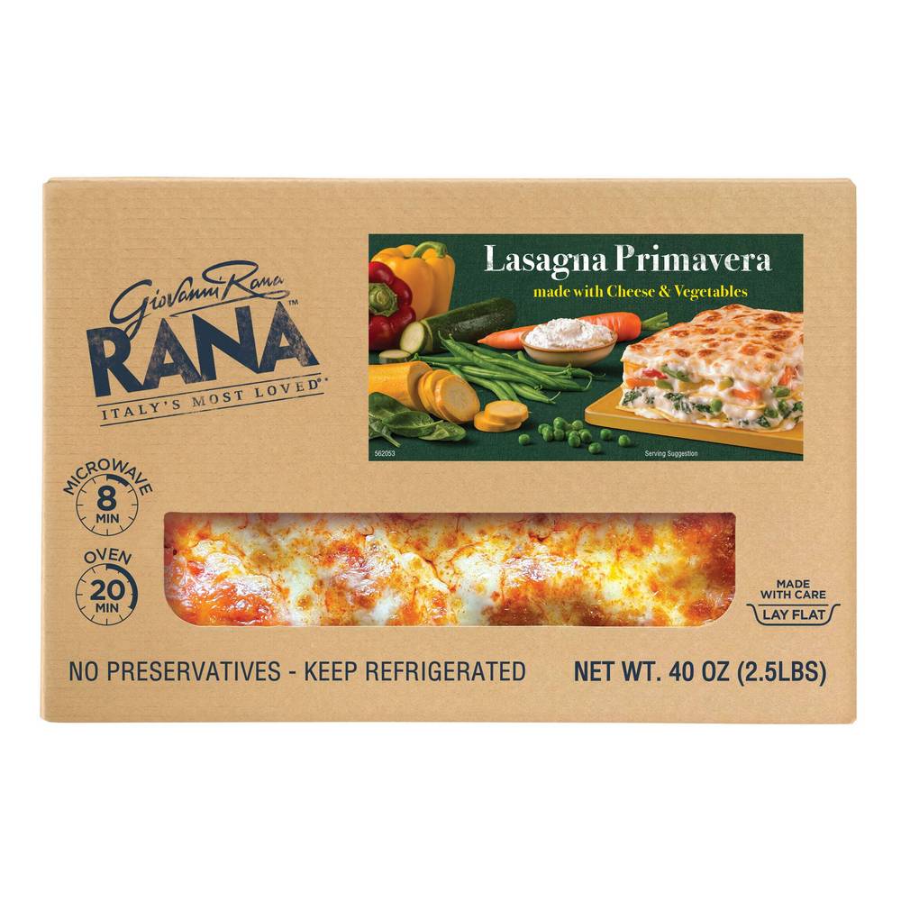 Rana Vegetable Primavera Lasagna, 40 oz