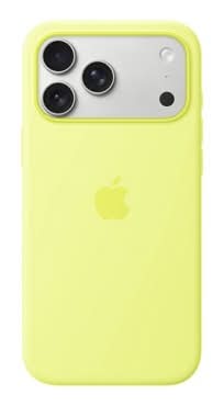 Apple Iphone 17 Pro Max Silicone Case With Magsafe, Neon Yellow