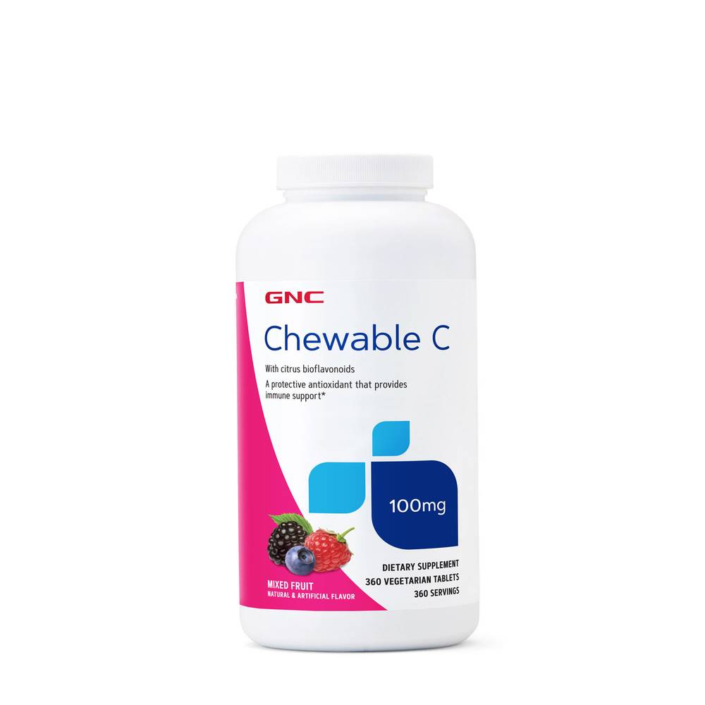 Chewable C 100 MG - Mixed Fruit - 360 Tablets (360 Servings)