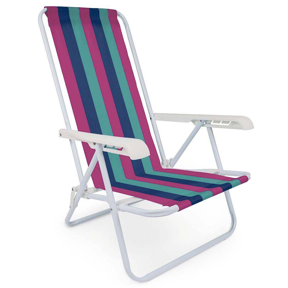 Mor cadeira de praia reclinável 4 posições (1 unidade)