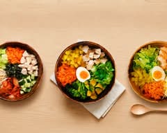 【カスタマイズできるサラダ丼】にこカフェ 大和郡山 柳町商店街