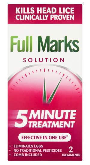Full Marks Head Lice Treatment Solution (100ml)