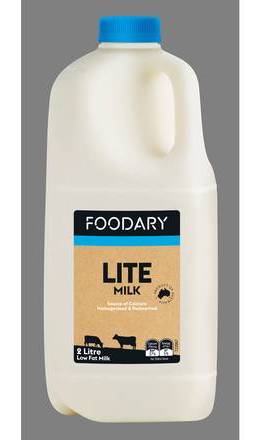 Foodary Lite Milk 2L