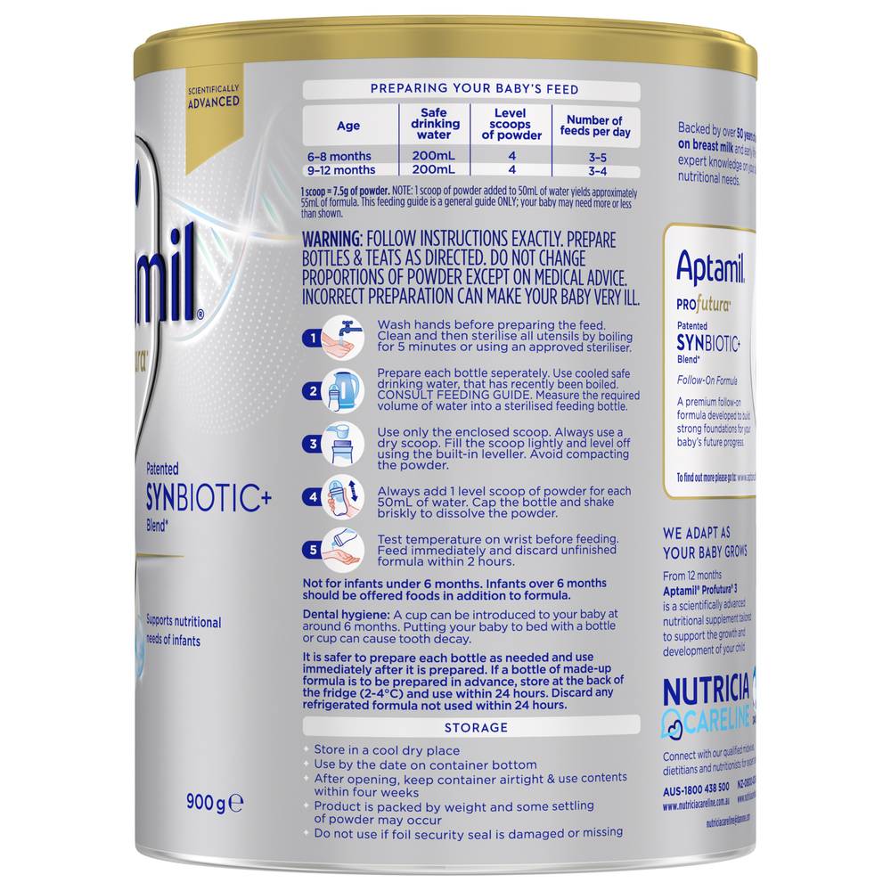 Aptamil Profutura 2 Premium Follow on Formula From 6 To 12 Months
