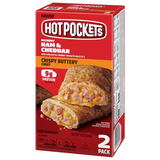 Hot Pockets Ham and Cheddar Crispy Buttery Crust (2 ct)