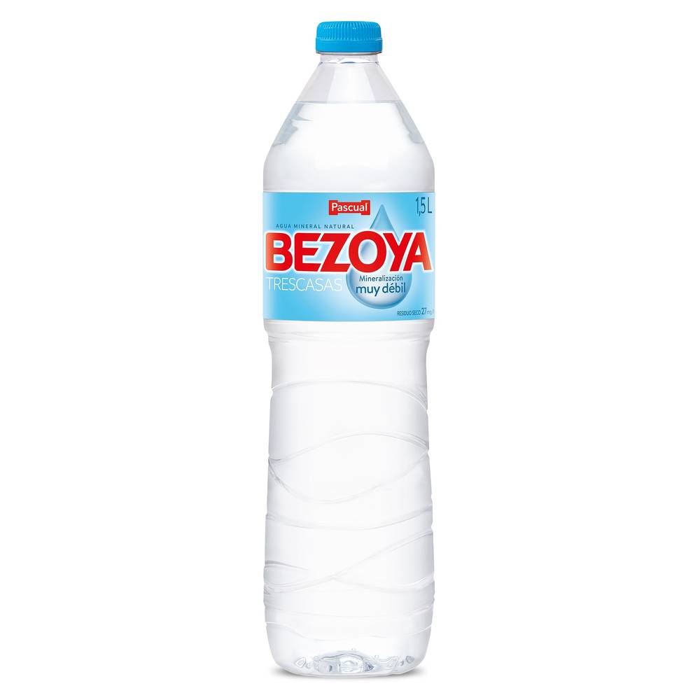 Agua Mineral Natural Bezoya Botella 1.5 L