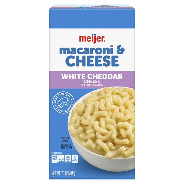 Meijer White Cheddar Mac & Cheese (7.3 oz)