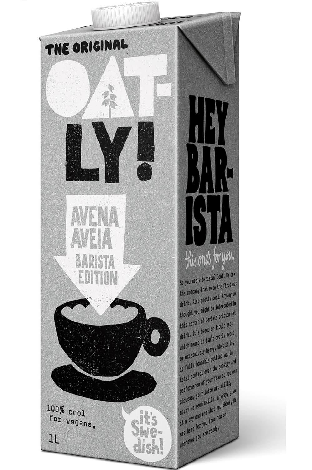 Bebida de avena barista edition · Oatly! (1 L)