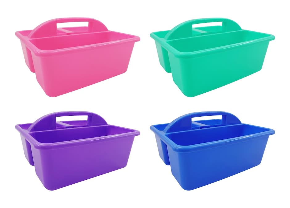 Teaching Tree Plastic Multipurpose Organizer with Top Handle, 1 ct.