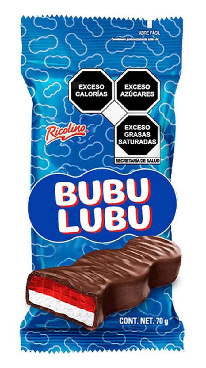 Ricolino · Bubulubu malvavisco, fresa (70 g)