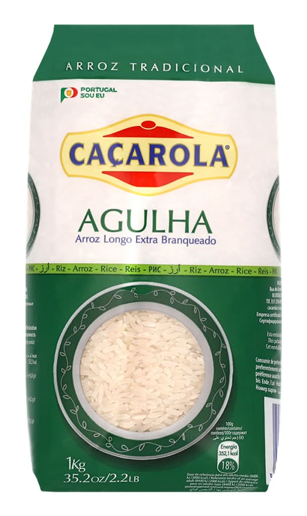 CaÃ§arola  - Arroz agulha, embalagem de 1 kg