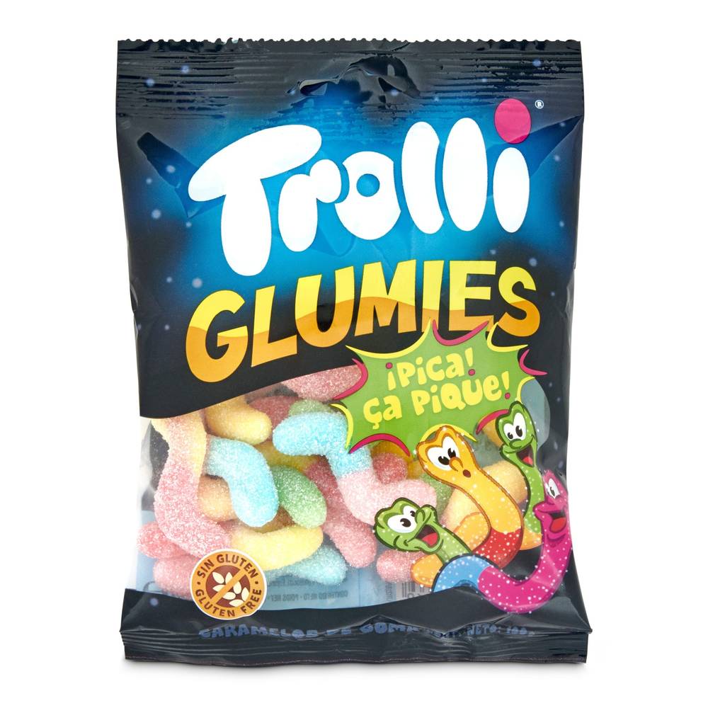 Golosinas Gusanos Ácidos Trolli Bolsa 100 G