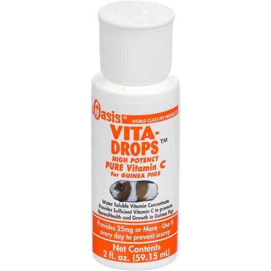 Oasis Vita-Drops Concentrated High Potency Pure C For Guinea Pigs (2 oz)