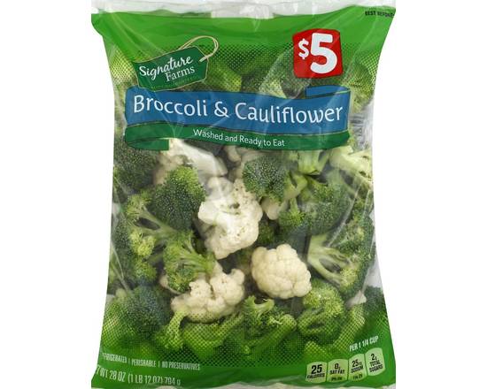 Order Signature Farms · Broccoli & Cauliflower (28 oz) food online from Safeway store, Butte on bringmethat.com