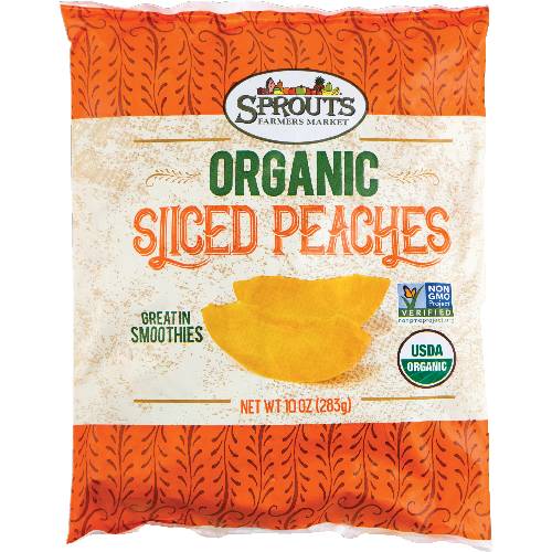 Sprouts Organic Sliced Peaches