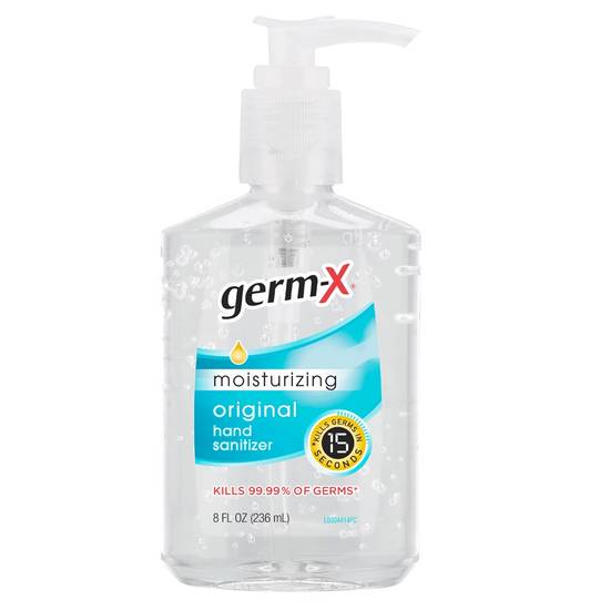 Germ-X Hand Sanitizer with Pump, 8 OZ