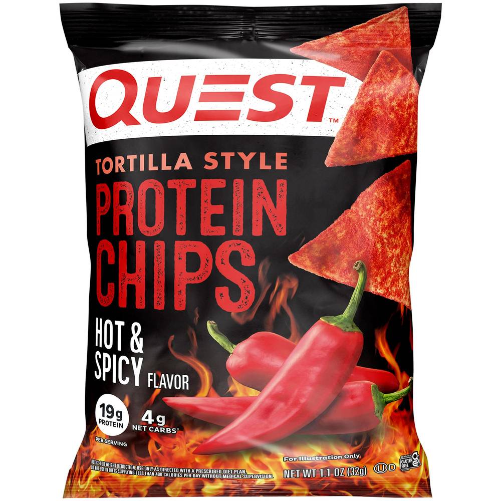 Quest Nutrition Tortilla Protein Chips (hot-spicy)