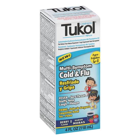 Tukol Children's Multi-Symptom Berry Flavor Cold & Flu