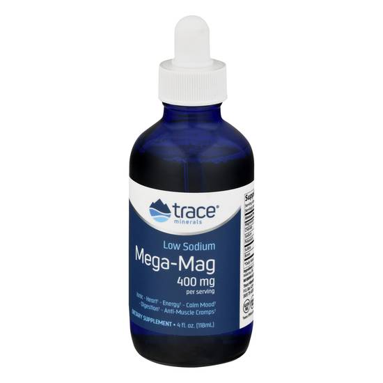 Trace Minerals Low Sodium Mega-Mag 400 mg Supplement