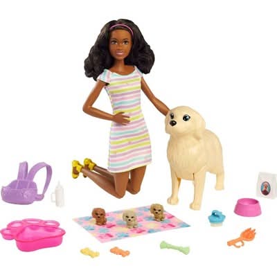 Doll and Pets Toy Set Age 3+