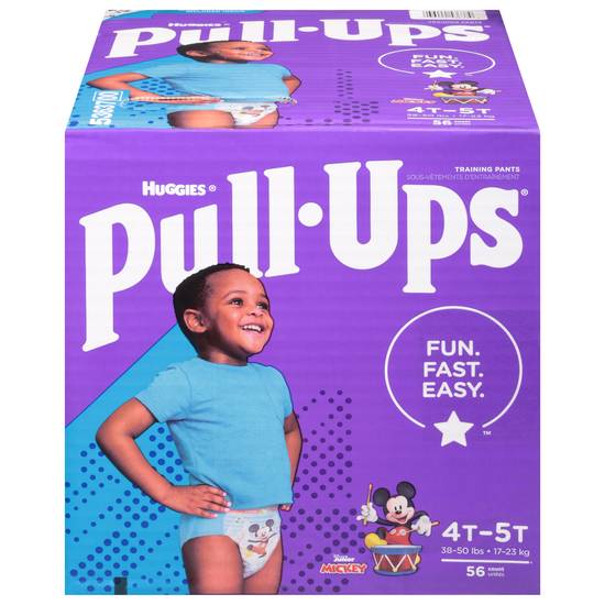 Girls Potty Training Underwear, Easy Open Training Pants 2T-3T, Pull Ups  New Leaf for Toddlers, 88ct, one month supply : : Baby
