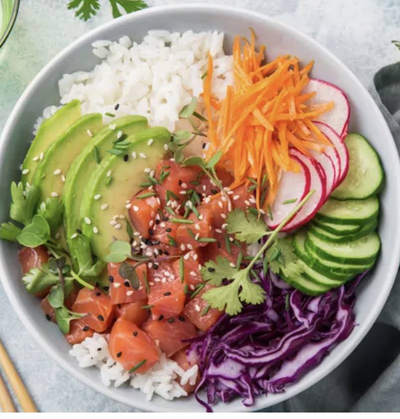 Poke saumon