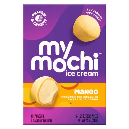 My Mochi Ice Cream Sweet Mango 6ct