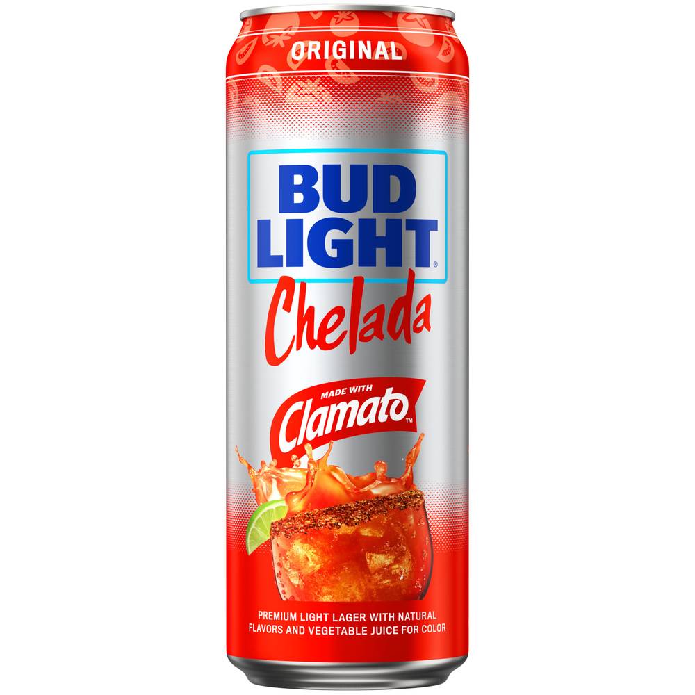 Bud Light La Original Chelada Clamato Beer (25 fl oz)