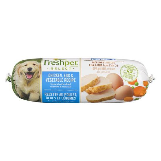 Freshpet Select Puppy Chicken, Egg & Vegetable Recipe (680 g)
