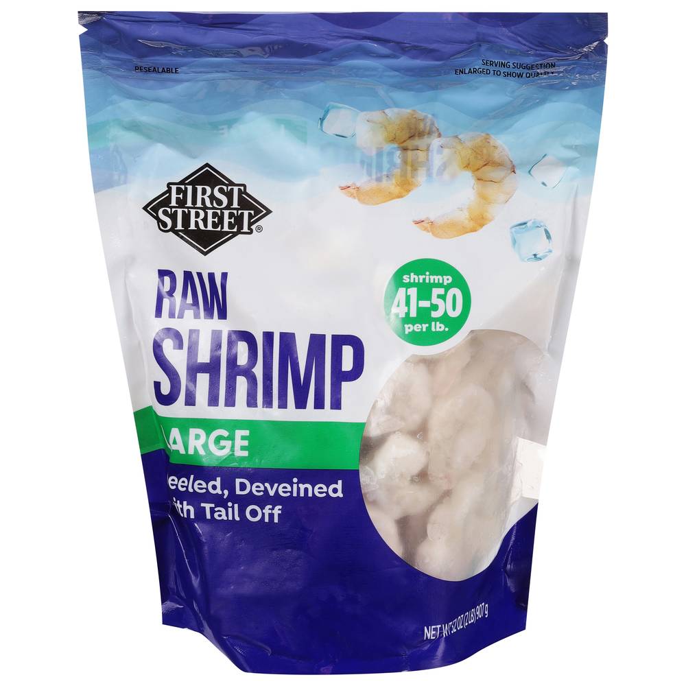 First Street Large Raw Shrimp Bag (32 oz)
