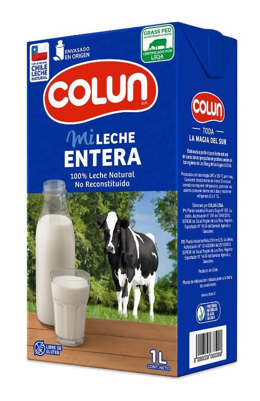 Colun · Mi leche entera libre de gluten (1 L)