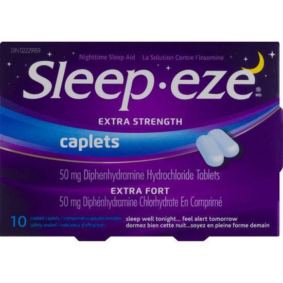 Sleep eze Eta strength 10 Caplets, 50mg