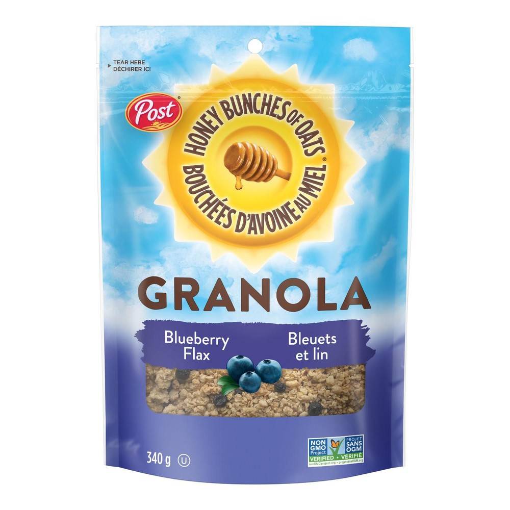 Post Foods Honey Bunches Of Oats Granola Blueberry Flax (340 g)