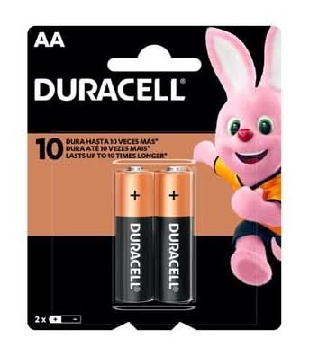 Pila Alcalina Duracell Aa Paquete 2 Unidades