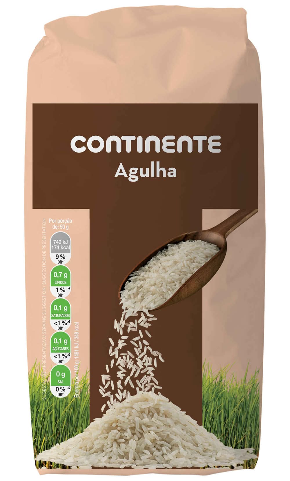 Arroz Agulha Continente (emb. 1 kg)